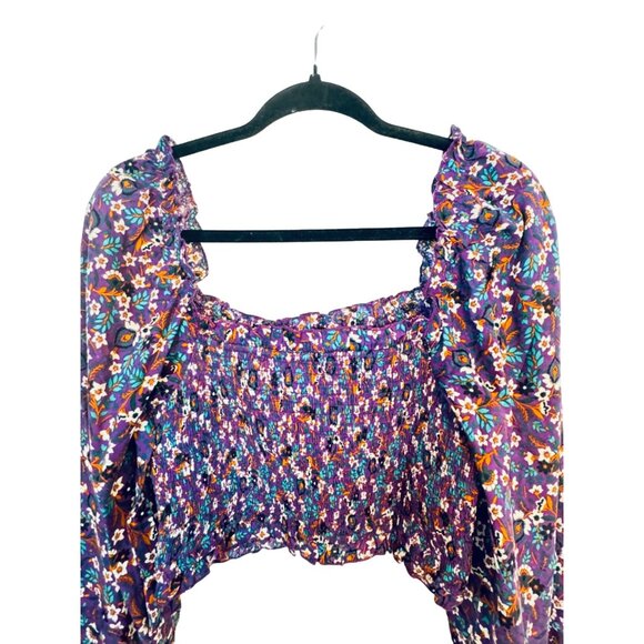 NWT Small Band Of The Free Floral Smocked Blouse - Picture 13 of 13